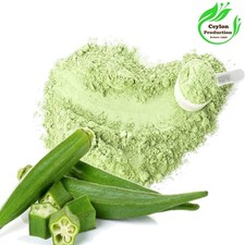 Gombo macinato in polvere