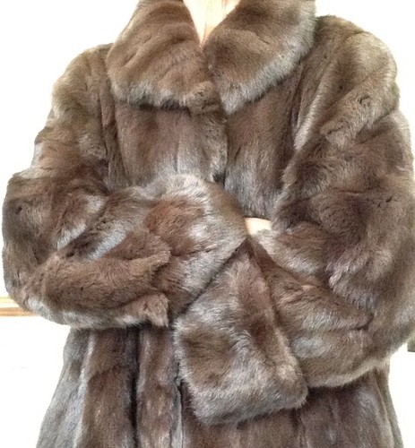 Pelliccia castoro marrone - pelliccia,