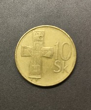 MONETA SLOVACCHIA RARA DA 10