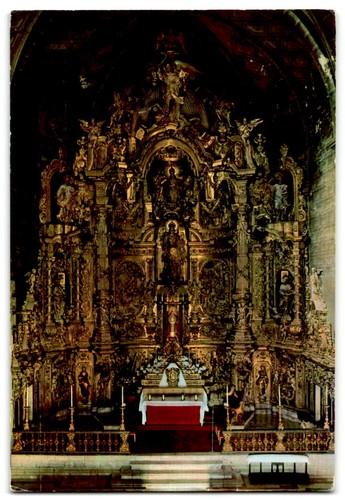 Cadaques baroque altar - cadaques,