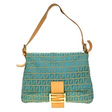 Borsa a mano Fendi beige blu