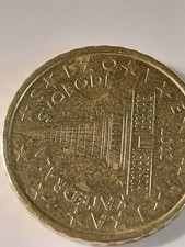 Moneta Rara,Errori Di Conio 10 Cent.Slovenia