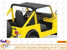 Rampage California Slip Bikini Bamini Soft Top Nero per Jeep CJ5 1976-1983