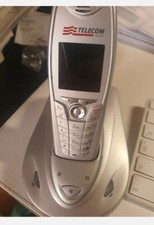 Telefono Cordless Telecom Aladino 2, Vivavoce, Rubrica, Sveglia, Grigio