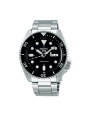Seiko 5 Sports Automatico Uomo SRPD55K1 Orologio 42,5mm Quadrante Nero Acciaio