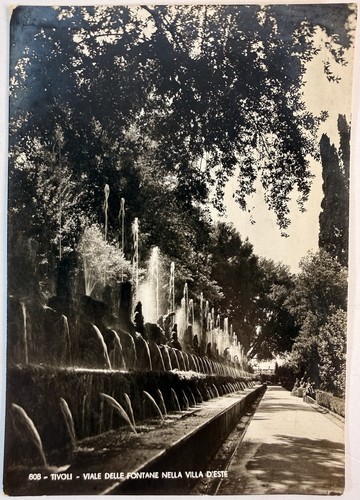 Cartolina tivoli villa - cartolina,