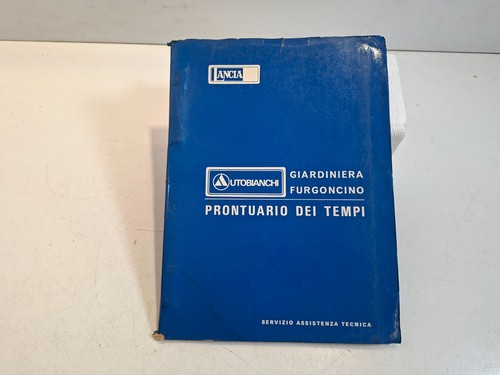 Manuale officina autobianchi - officina,