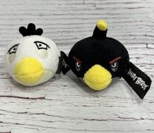 2 Mini Angry Birds 2012 Finger Puppets Pencil Topper Rovio Lot