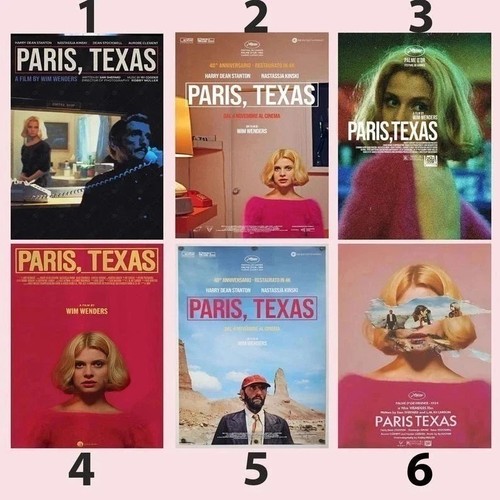 Poster parigi texas 1984 - parigi,,