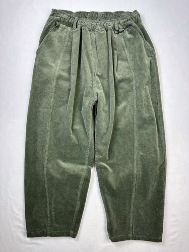Pantalone barrel finecord kaki - finecord,