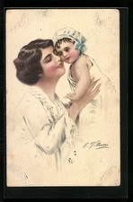 Cartolina artistica firmata S