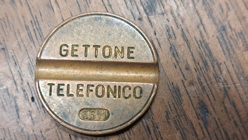 Gettone telefonico 6611 senza - gettone,