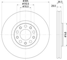 Mintex discs front fits - 2x,
