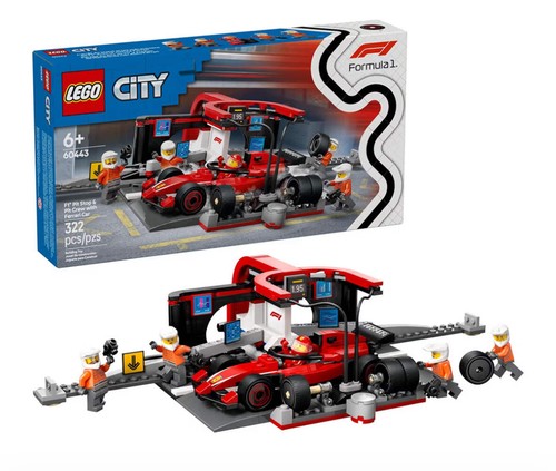 Lego city pit stop - lego,