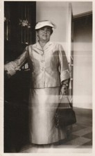 B2 - Foto Photo Fotografia Anni 50 - Donna abito da cerimonia