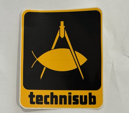 Technisub sticker adesivo - technisub,