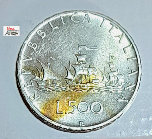 Moneta lire 500 del 1964 - ,