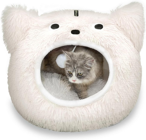 Lettino per gatti con igloo - lettino,