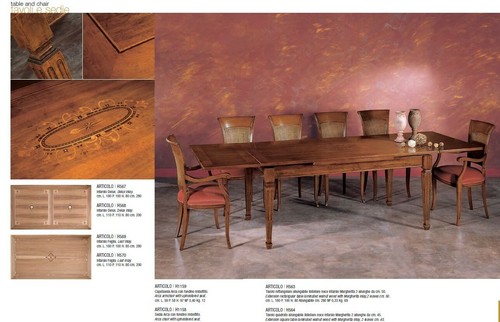 Tavolo legno massello noce - massello,