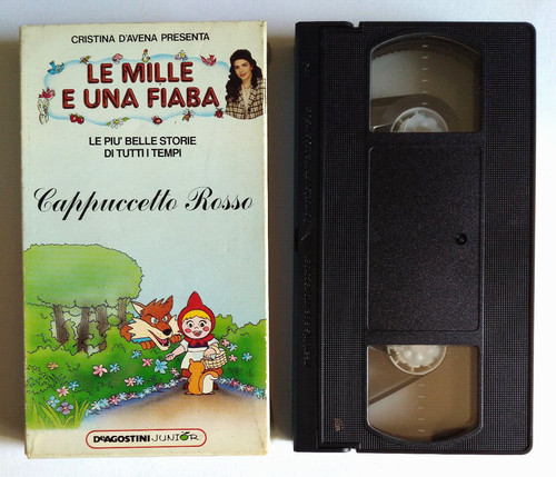 Vhs cappuccetto rosso mille - cappuccetto,