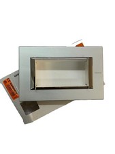   Placca 4 moduli alluminio