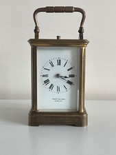 Orologio da carrozza WEST & Son Dublin in ottone, del 1900