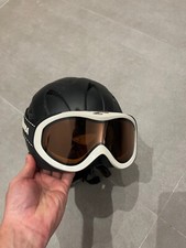 Casco da sci Uvex taglia XS-M con occhiali da sci Carrera