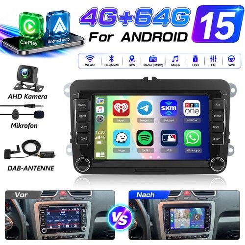 Autoradio android 15 - 4+64,