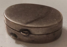 ANTICO COFANETTO PORTA PILLOLE IN ARGENTO - VINTAGE
