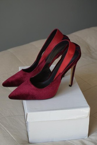 Tacchi donna velluto rosso - , 39