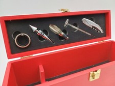 SET PER BOTTIGLIE DI VINO , CON SCATOLA