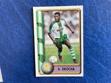 NAVARRETE FRANCIA 98 MUNDIAL NIGERIA OKOCHA N 403 VELINA ORIG. MINT