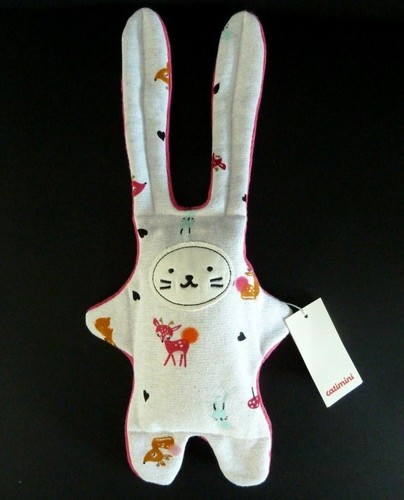 Doudou plat catimini lapin - plat,