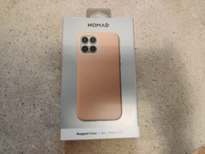 Cover per iPhone 12 Pro Max di Nomad in pelle e paraurti in gomma TPE