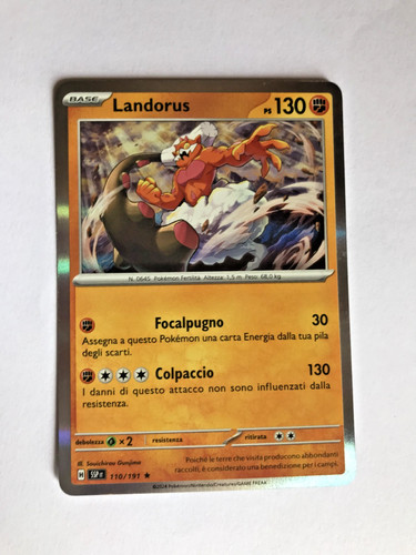 Carta pokemon landorus - landorus, ssp