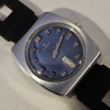 Orologio Uomo Vintage LANCO Swiss EB 8800 17J DayDate Manual Collection Watch 76