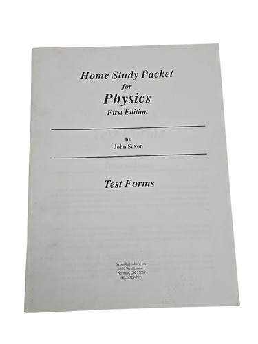 Saxon physics first edition - first,