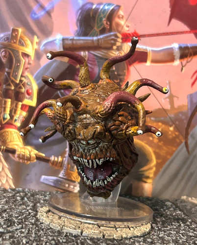 Beholder miniature - d&d,