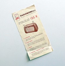 RADIOMARELLI ISTRUZIONI PER