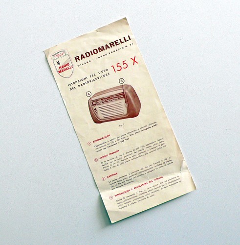 Radiomarelli istruzioni per - radiomarelli,