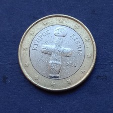 Cipro 1€ 2008 Con Croce 