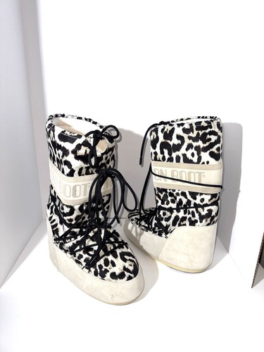 Stivali leopardati icona moon - leopardati,