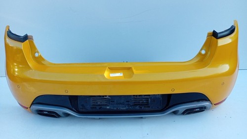 Paraurti post giallo con - paraurti,