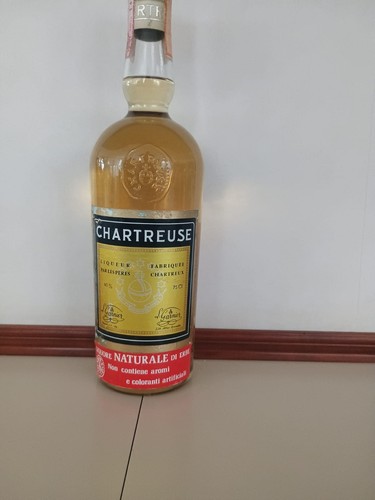 Chartreuse gialla anni - 75, cl.