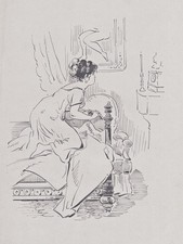 Femme Frau Donna Letto Alfred