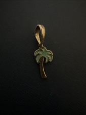 Ciondolo Oro. Deliziosa PALMA. Oro 9 carati. Peso 0,6 Grammi. Pari Al Nuovo