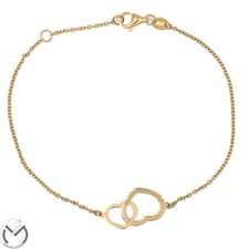 Bracciale oro giallo 18 kt 750 cuori -710/ST-