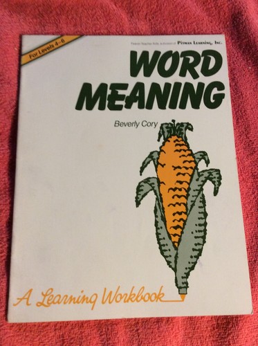 Word meaning learning - word,