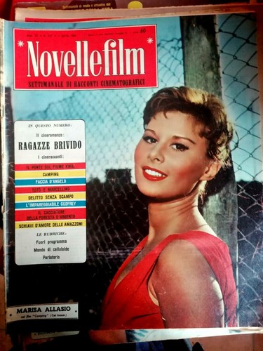 Marisa allasio 1958 - marisa, novelle
