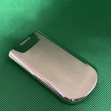 Cover Batteria Nokia 8800 Classic Originale Silver Guscio Metallo